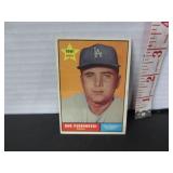 1961 TOPPS RON PERRANOSKI RC BASEBALL CARD