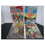 4 EARLY DC-MARVEL COMIC BOOKS