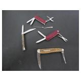 LOT OF 4 OLD POCKET KNIVES