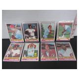 8 1976 TOPPS PHILLIES BASEBALL CARDS