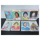 8-1975-76 HOCKEY CARDS