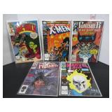 5 OLD MARVEL COMIC BOOKS