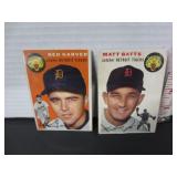 2-1954 TOPPS BASEBALL CARDS