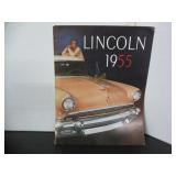 1955 LINCOLN SALES BROCHURE