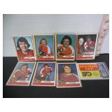 8-1974/75 OPC PHILDELPHIA FLYERS HOCKEY CARDS