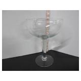 GIANT STEMMED GLASS BOWL-WINE GLASS CENTERPIECE