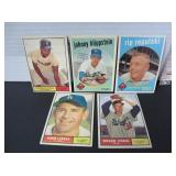 5 OLD BASEBALL CARDS