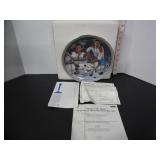 ROCKET RICHARD HOCKEY COLLECTOR PLATE