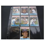 7-1964 TOPPS DODGERS BASEBALL CARDS