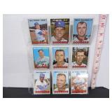 9-1967 TOPPS DODGERS BASEBALL CARDS