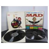 2 VINTAGE 'MAD' RECORD ALBUMS