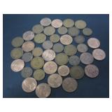 NICE LOT OF OLD GREAT BRITAIN COINS