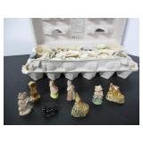 LOT OF 36 WADE NURSERY RHYMES TEA FIGURES