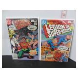 2 DC LEGION OF SUPER HEROES COMIC BOOKS #259 #275