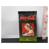 SEALED COCA COLA WAX PACK OF TRADING CARDS 1995