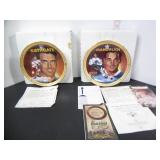 2 LIMITED EDITION HOCKEY COLLECTOR PLATES