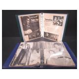 2 BINDERS FULL OF ELVIS PICTURES & ARTICLES