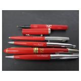 5 VINTAGE COCA COLA PENS-PENCILS