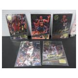 5 SIGNATURE ROOKIES 1994 BASKETBALL CARDS