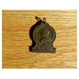 VINTAGE BRONZE MEDALLION KING GEORGE VI 1937
