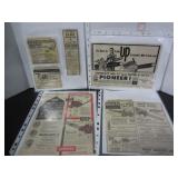 LOT OF 1960'S-70'S CHAINSAW ADS