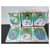 6-1971-72 ST,LOUIS BLUES HOCKEY CARDS OPC
