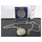 1957 QUEEN ELIZABETH 2 SHILLING PENDANT ETC.