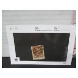 CANADA SCOTT #43 STAMP 6 CENTS