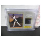 RARE PEDRO MARTINEZ TRR-PM GAME WORN JERSEY CARD