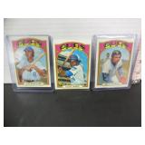 3-1972 TOPPS CHICAGO CUBS BASEBALL CARDS
