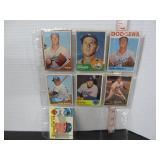 7 OLD MISC. DODGERS BASEBALL CARDS