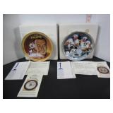 2 LIMITED EDITION HOCKEY COLLECTOR PLATES