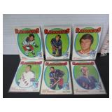 6-1971-72 OPC HOCKEY CARDS