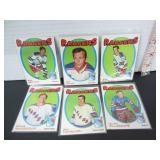 6-1971-72 OPC HOCKEY CARDS