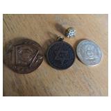 VINTAGE MASONIC MEDALLIONS AND PINS