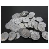 40 1953 CANADA 5 CENT COINS