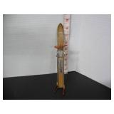 VINTGAE MINI SKI TOURIST THERMOMETER