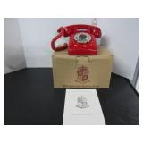 NEW IN BOX RETRO RED PUSH BUTTON PHONE