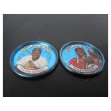 2 1964 BASEBALL TOPPS COINS