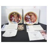 2 LIMITED EDITION HOCKEY COLLECTOR PLATES