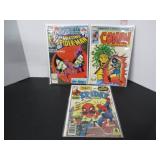 3 VINTAGE MARVEL COMIC BOOKS