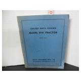 1957 ALLIS-CHALMERS D14 TRACTOR PARTS CATALOGUE