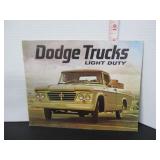 1962 DODGE TRUCKS SALES BROCHURE