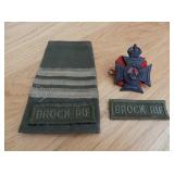 COLLECTION OF BROCKVILLE RIFLES BADGES