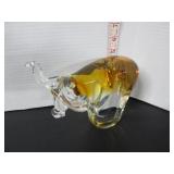 VINTAGE MURANO-STYLE GLASS BALL FIGURE