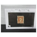 CANADA SCOTT #25 STAMP 1868 LARGE QV