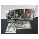 5 GOLD UD HOCKEY CARDS