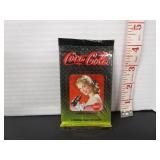 SEALED COCA COLA WAX PACK OF TRADING CARDS 1995