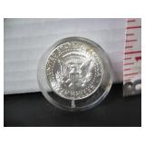 1964 ENCASED SILVER US HALF DOLLAR