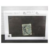 CANADA SCOTT #30 STAMP LARGE QV